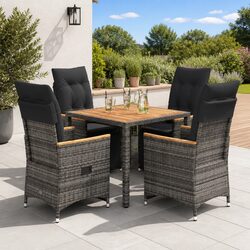 Comfortable 5 Piece Garden Bistro Set for Your Outdoor Space