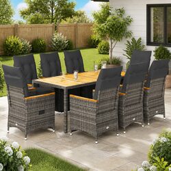 Transform Your Outdoor Space with a 9-Piece Bistro Set