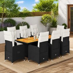 Elevate Your Outdoor Living with This 9 Piece Bistro Set