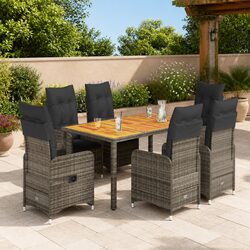 Elevate Your Outdoor Space with 7-Piece Bistro Set