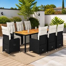 Elevate Your Outdoor Space with 9 Piece Bistro Set