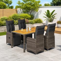 Elevate Your Outdoor Space with 5 Piece Bistro Set