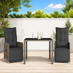 3-Piece Bistro Set for a Stylish Outdoor Experience