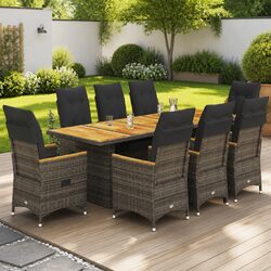 Transform Your Outdoor Space with a 9-Piece Bistro Set