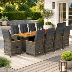 Elevate Your Outdoor Space with 11 Piece Bistro Set