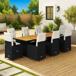 Enhance Your Outdoor Space with a 9-Piece Bistro Set