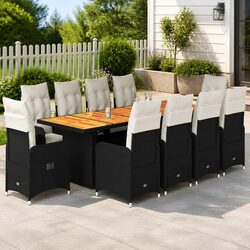 Stylish 11 Piece Outdoor Bistro Set for Cozy Gatherings