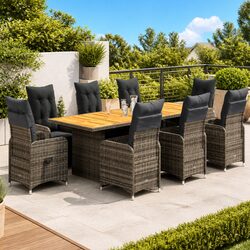 Elevate Your Outdoor Space with This 9 Piece Bistro Set