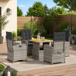Enhance Your Outdoor Space with a 5-Piece Garden Dining Set