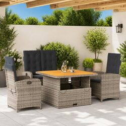 Transform Your Space with 4-Piece Garden Dining Set