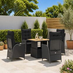 Enhance Your Outdoor Space with This 5 Piece Dining Set