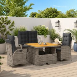 Enhance Your Outdoor Space with a Grey Rattan Dining Set
