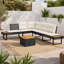 Enhance Your Outdoor Space with This Garden Sofa Set