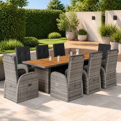 Enhance Your Outdoor Space with 9-Piece Dining Set