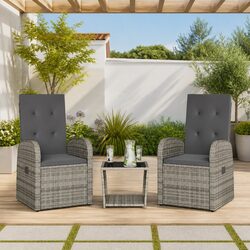 Enhance Your Patio with This Grey Garden Dining Set
