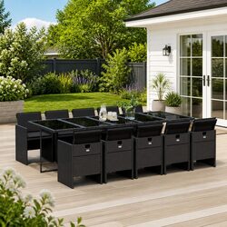 Elevate Your Outdoor Space with This 11-Piece Dining Set