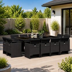 Elevate Your Outdoor Space with 13 Piece Dining Set