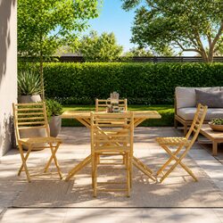 Transform Your Outdoor Experience with 5-Piece Dining Set