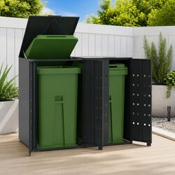 Organize Your Garden with a Stylish Anthracite Bin Storage