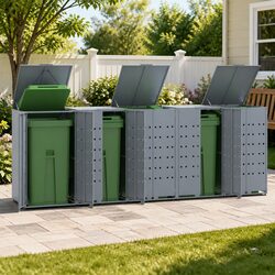 Organize Your Garden with a Grey Wheelie Bin Shed