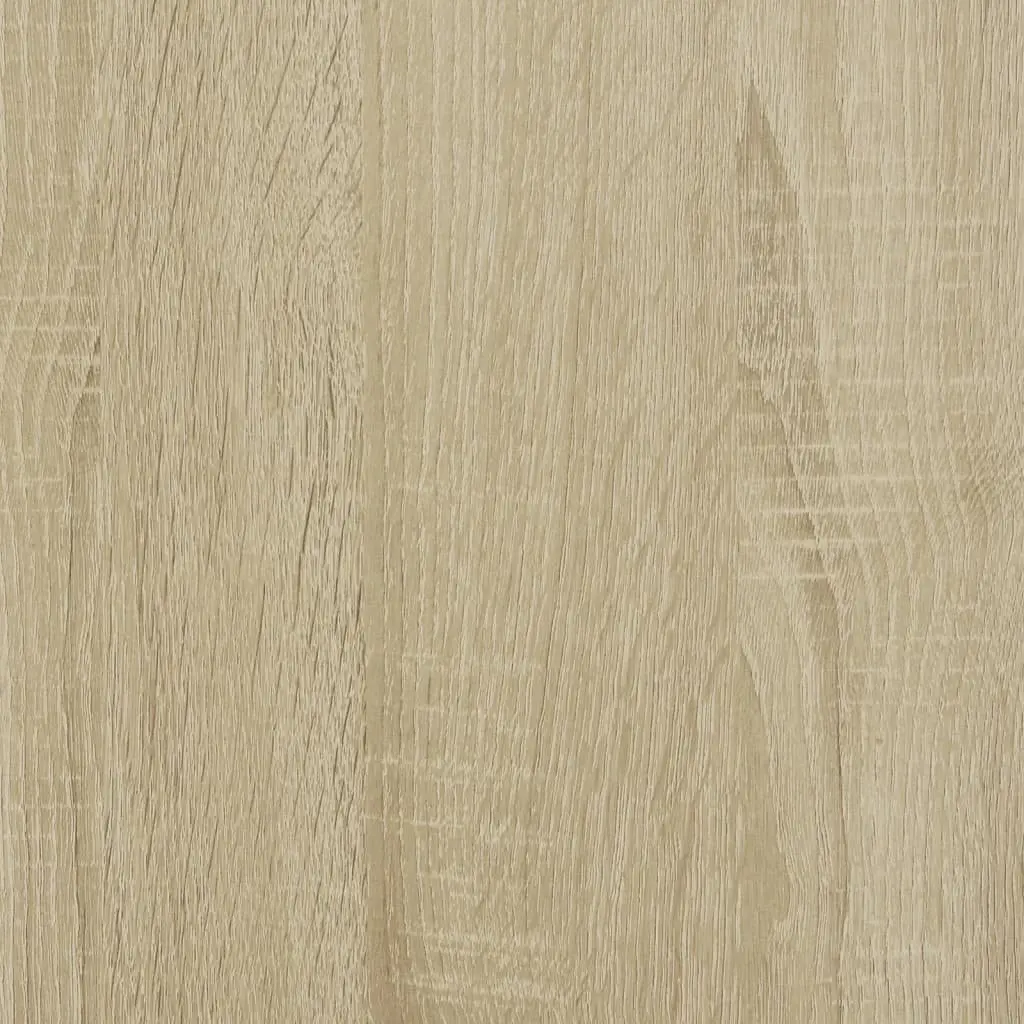 Highboard Storage Cabinet Brown Engineered Wood 80x42.5x185cm Open Compartments Hinged Doors