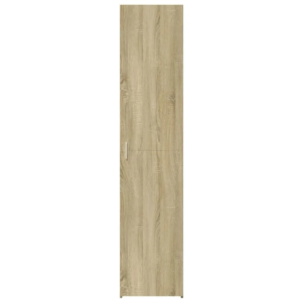 Highboard Storage Cabinet Brown Engineered Wood Multiple Compartments Suitable for Bedroom Living Room