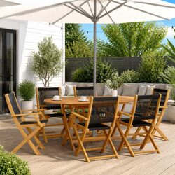 Enhance Your Outdoor Space with This 7-Piece Dining Set