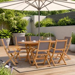 Elevate Your Outdoor Dining Experience with 7 Piece Set
