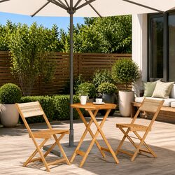 Enhance Your Outdoor Area with a 3-Piece Bistro Set