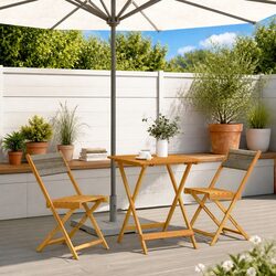 Stylish 3 Piece Bistro Set for Your Outdoor Oasis