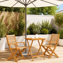 Outdoor Beige Bistro Set to Enhance Your Patio Life
