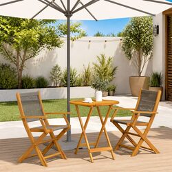 Enhance Your Space with 3 Piece Grey Bistro Set
