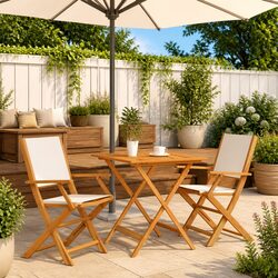 Enhance Your Outdoor Space with a White Bistro Set
