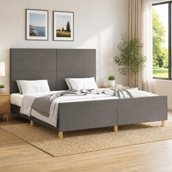 Enhance Your Bedroom with a Comfortable Grey Queen Bed Frame