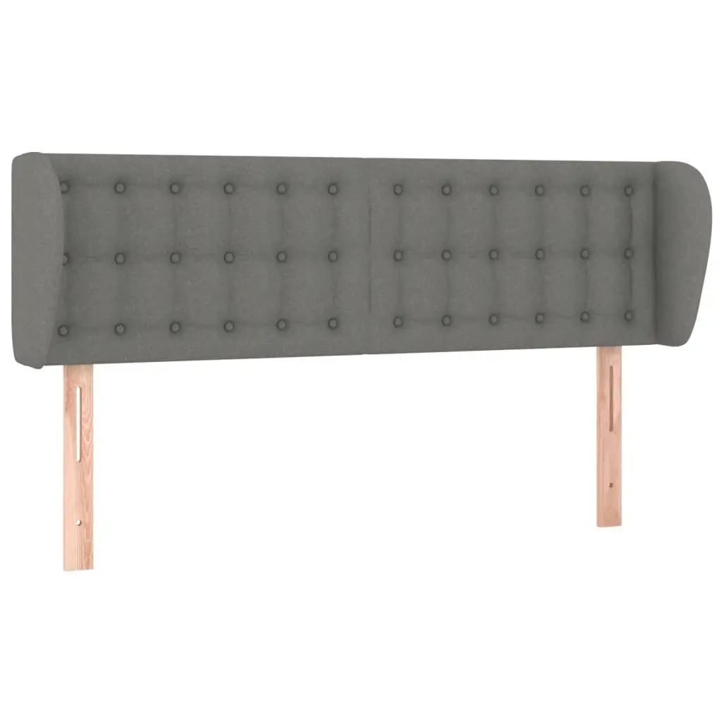 Queen Size Box Spring Bed Frame with Pocket Spring Mattress Grey Fabric Adjustable Headboard