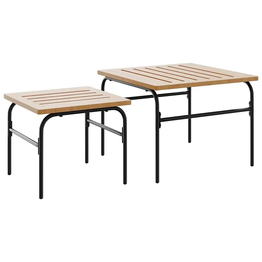 Balcony Furniture Set 5 Piece Cushioned Black Steel Outdoor Patio with Sturdy Tabletop