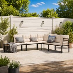 Transform Your Outdoor Space with This 4-Piece Bench Set