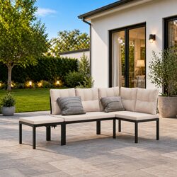 Elevate Your Outdoor Space with This 3-Piece Bench Set
