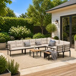 Enhance Your Outdoor Area with 7-Piece Sofa Set