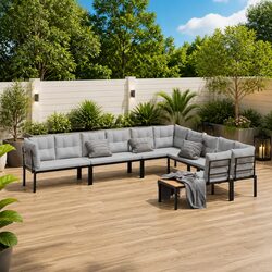 Transform Your Outdoor Space with 6-Piece Sofa Set