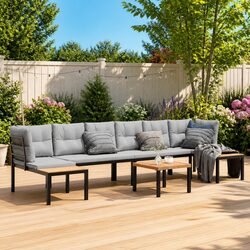 Transform Your Outdoor Space with This 5 Piece Sofa Set