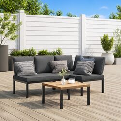 Enhance Your Outdoor Space with a 3 Piece Garden Sofa Set