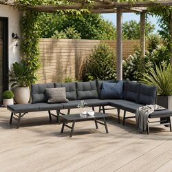 Elevate Your Outdoor Experience with This 5-Piece Bench Set