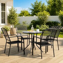 Enhance Your Space with 5 Piece Stackable Garden Chairs