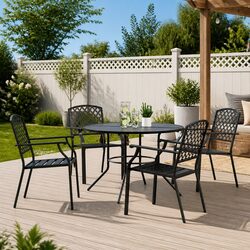 Elevate Your Outdoor Space with a 5 Piece Garden Chair Set