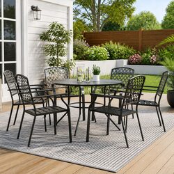 Enhance Your Space with 7-Piece Stackable Bistro Set