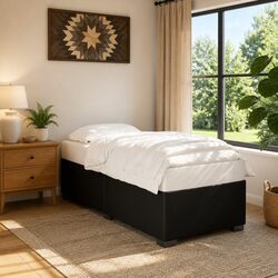 Transform Your Bedroom with a 90x190 cm Black Bed Frame