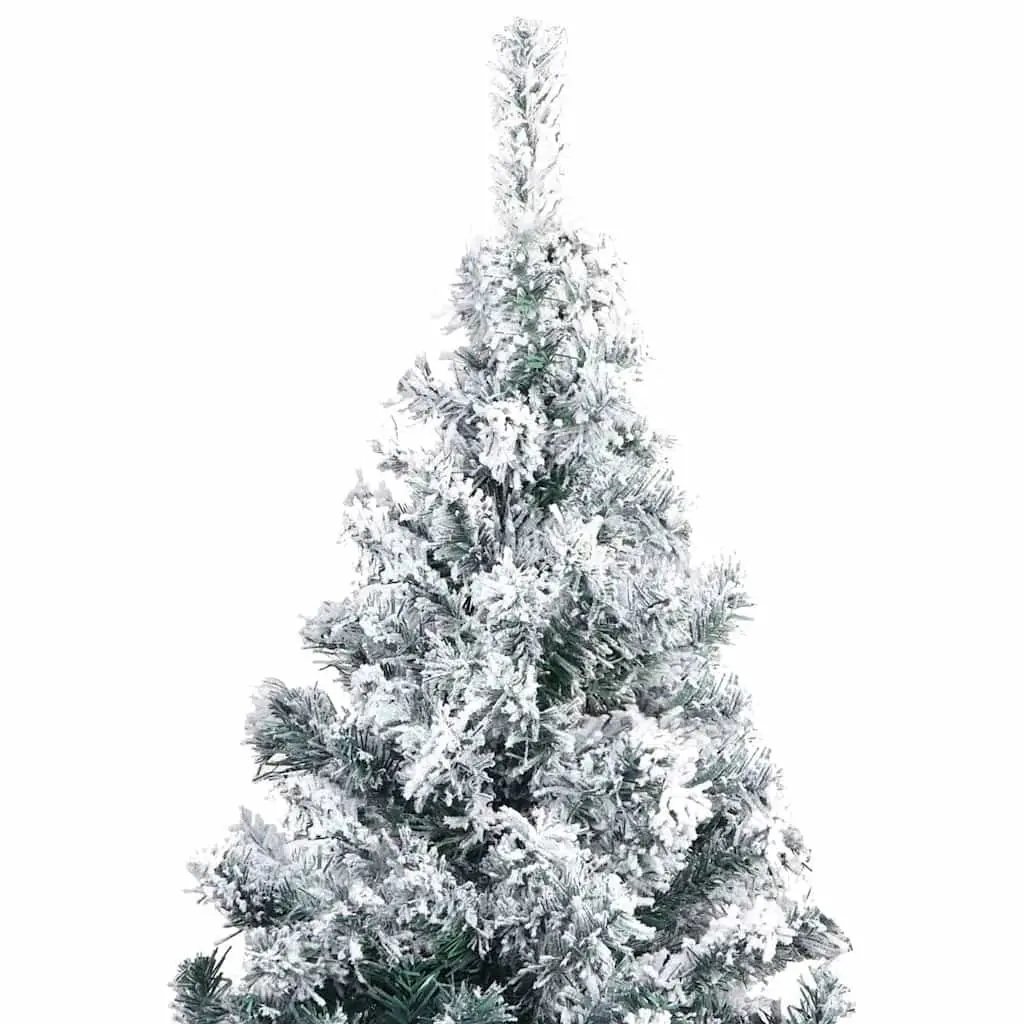 Artificial Christmas Tree 300cm Flocked Snow Green PVC Branches Adjustable