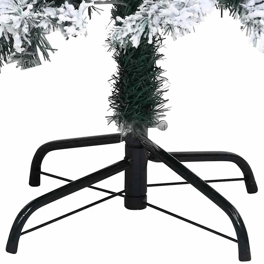 Artificial Christmas Tree 300cm Flocked Snow Green PVC Branches Adjustable