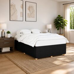 Elevate Your Bedroom with a Black Velvet Double Bed Frame